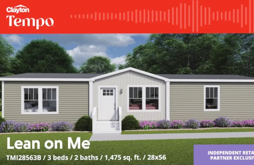 Clayton Lean On Me Tempo 28x56 manufactured home exterior